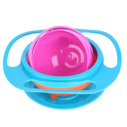 Universal Gyro Bowl for Babies - Pink and Blue