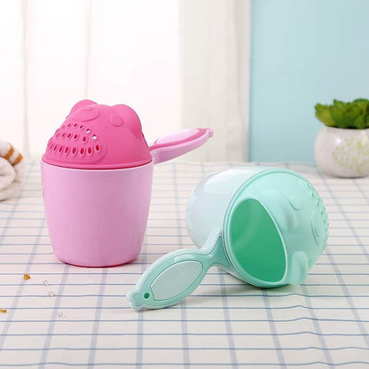 Child washing hair cup