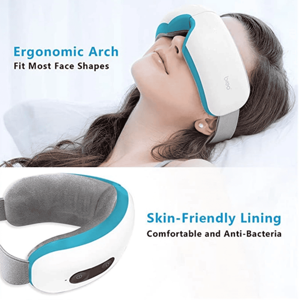 iSee 3S Eye Massager for Eye Strain Relief Ergonomic Arch & Skin-Friendly Lining