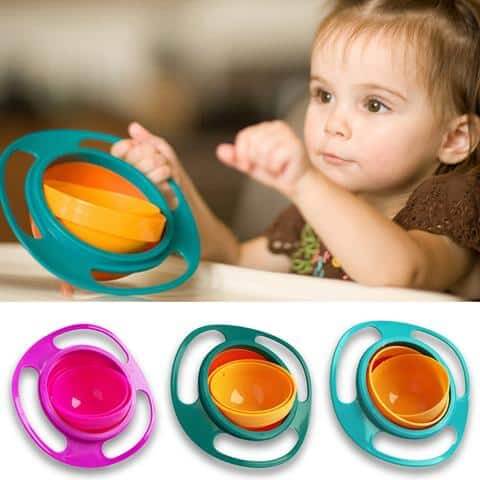 Spill-Proof Baby Gyro Bowl