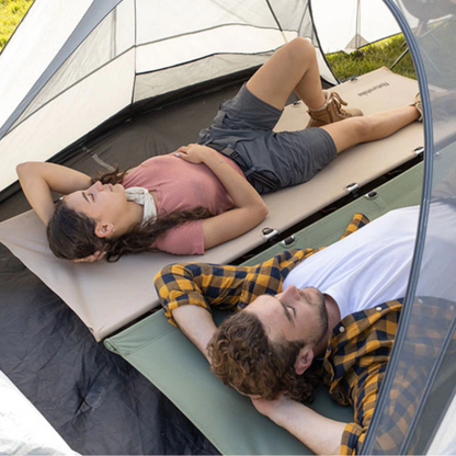 Portable Cot for camping with a comfortable and supportive design