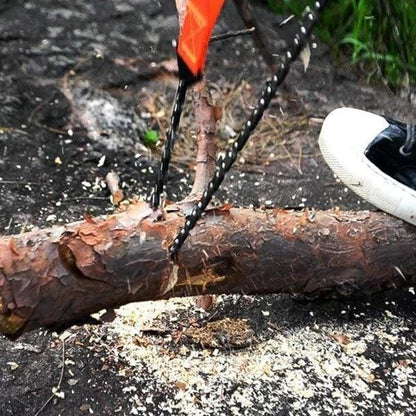 Pocket Chainsaw with a comfortable grip handle