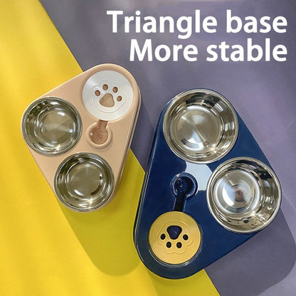 Pet Double Food Bowl with a ideal for multi-pet households