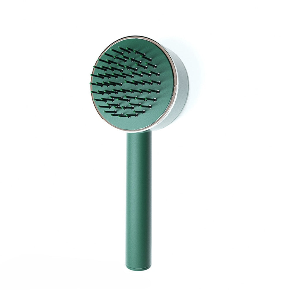 Anti-static comb for smooth and shiny hair - green