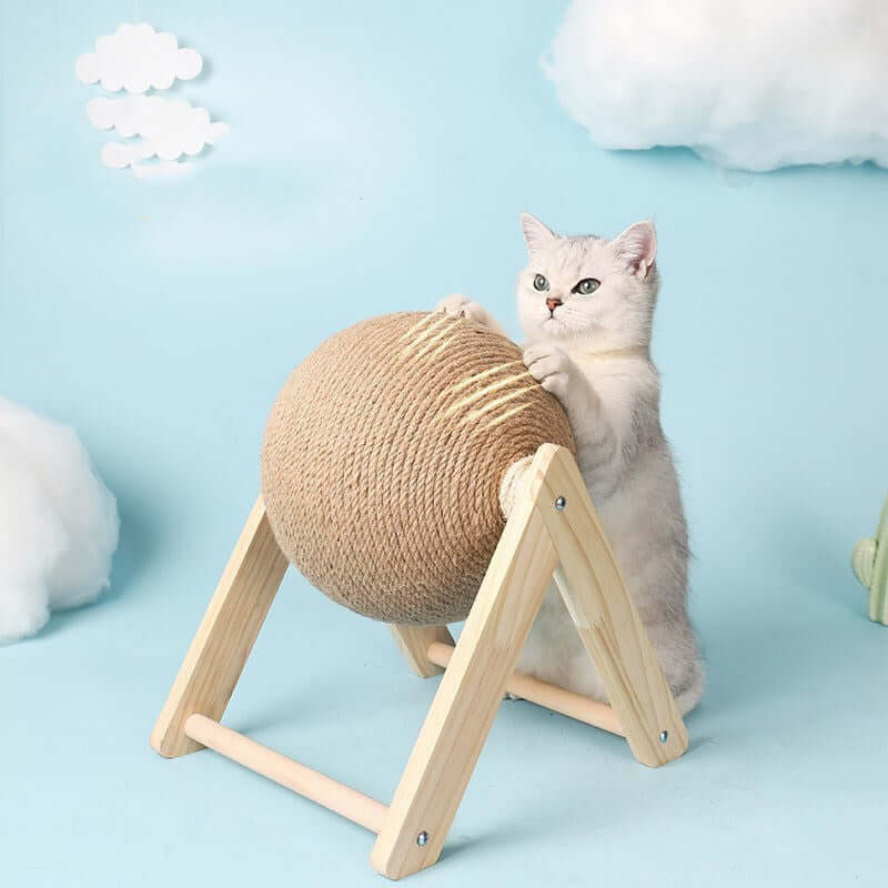 Engage Your Cat's Natural Instincts with Our Easy-to-Install Scratching Toy