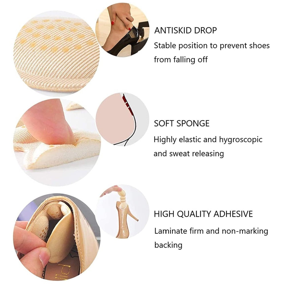 Say goodbye to heel pain with silicone heel pads for women - antiskid drop, soft sponge, high quality adhesive