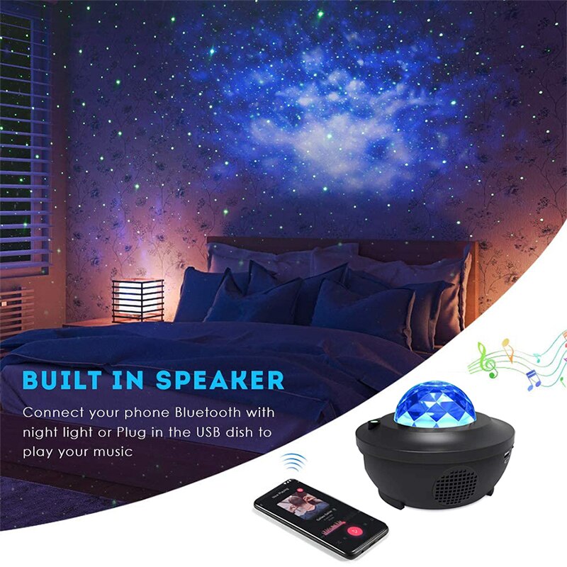 Upgrade Your Child's Bedtime Experience with Our Bluetooth Music Speaker Star Projector