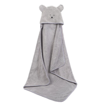 animal hoodie blanket for a cute and cozy look - Koala Gray