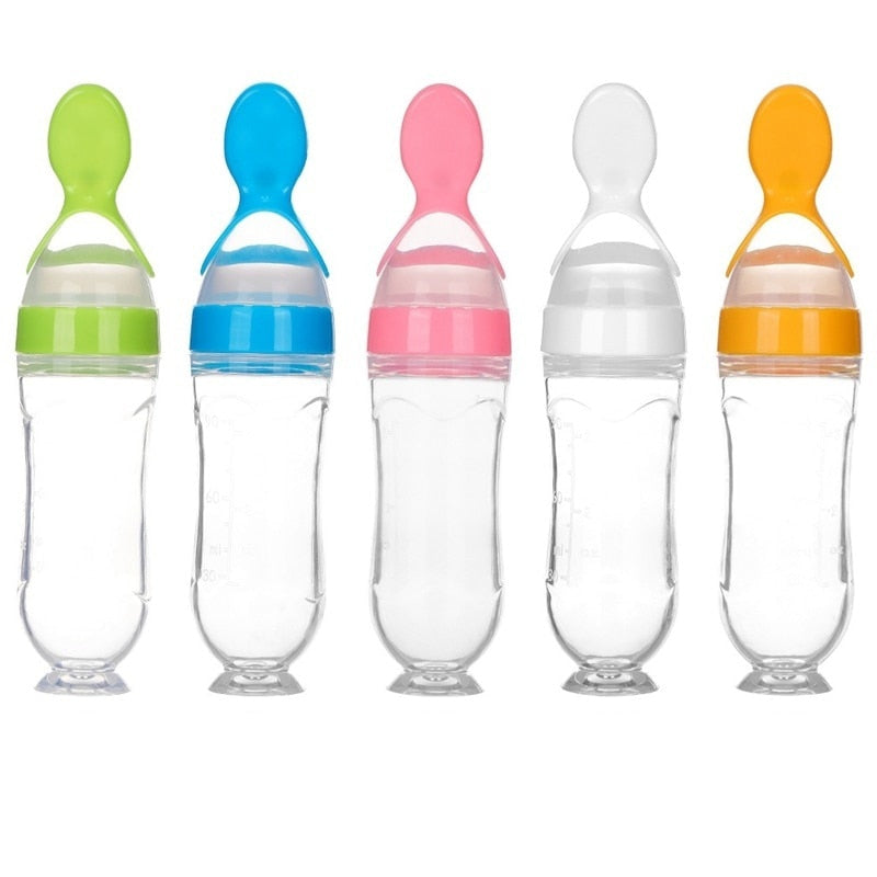 Spoon bottle feeder for babies