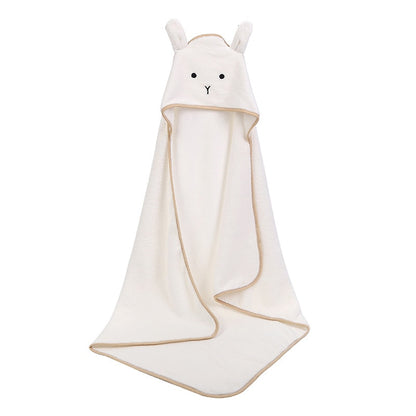 animal hoodie blanket for a warm and stylish look - Sheep White