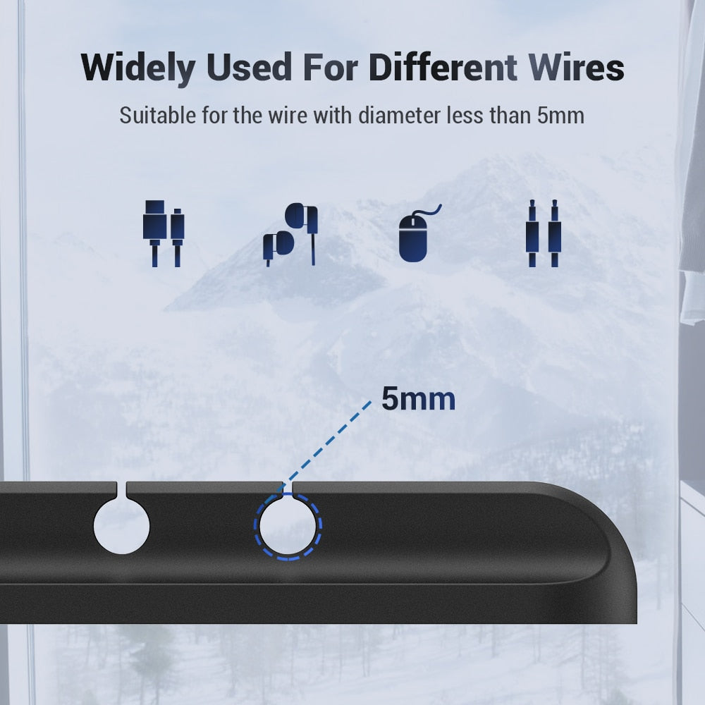 Cable organizer clip for wires less than 5mm diameter: suitable for various types of wires