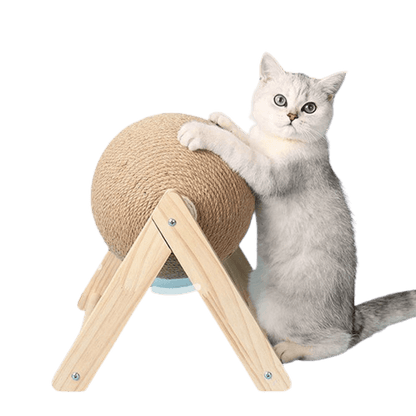 Cat Scratching Ball Toy - Protect Your Furniture with this Fun and Durable Toy