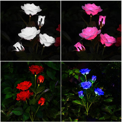 Home Decorative Flower Lights for Outdoor Lawn