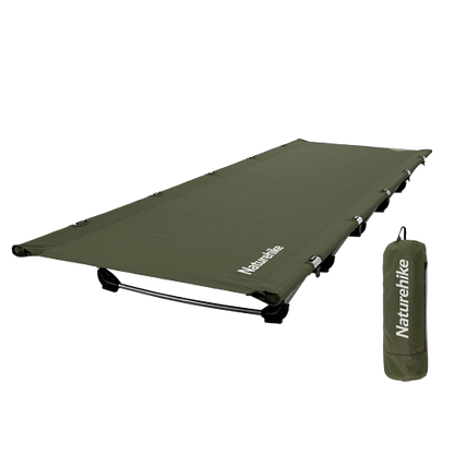 Camping Cot with a easy to set up and foldable design - Dark Green