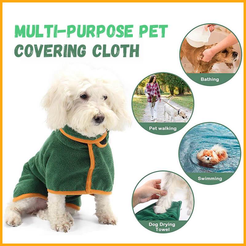 Pet Bathrobe and Towel with a variety of sizes for different pets