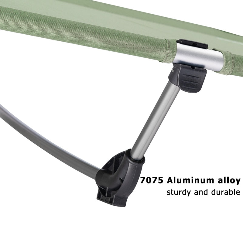 EZ Portable Camping Cot - Efilze Life Hacks - Aluminum Alloy Sturdy & Durable