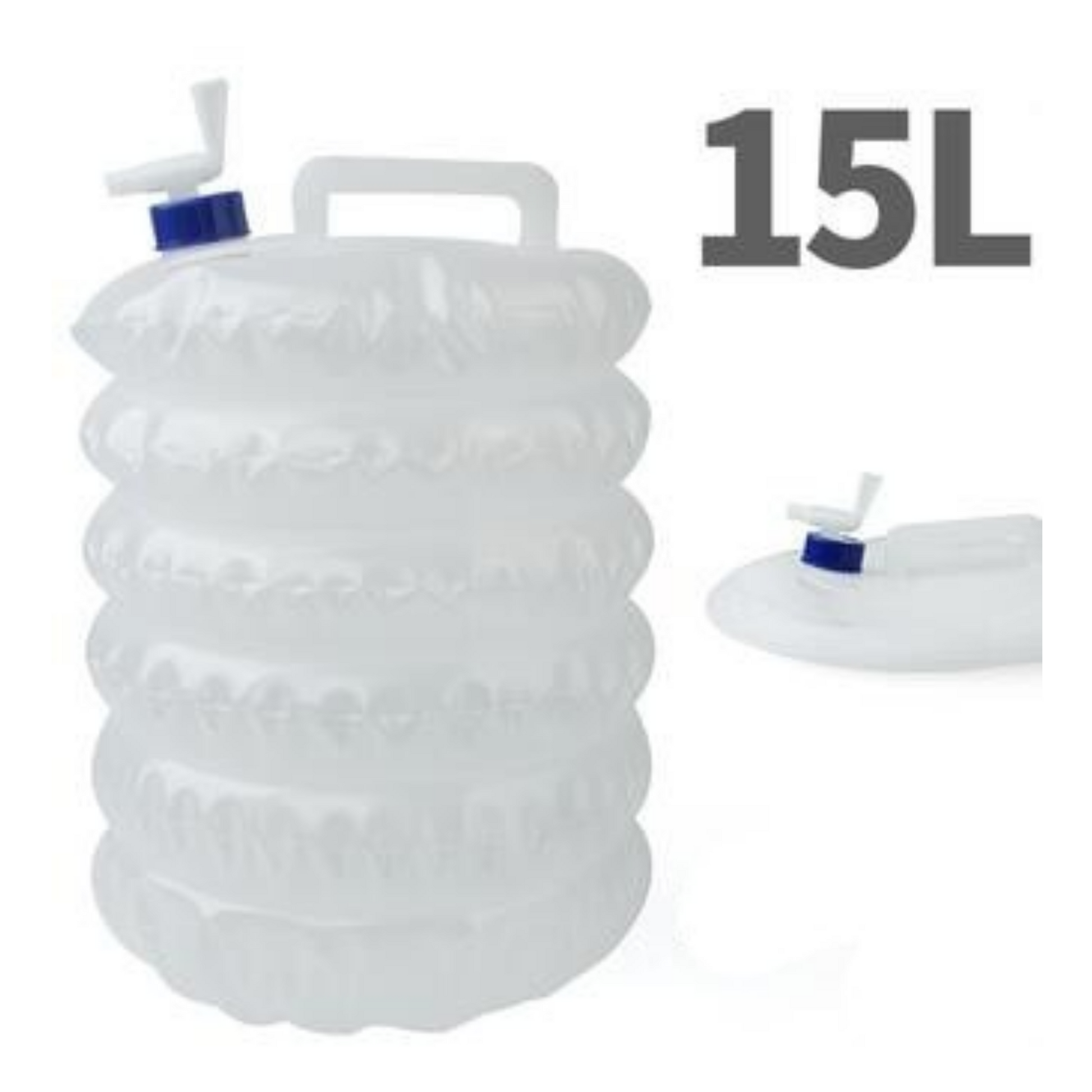 15L container with adjustable spigot and ergonomic handle