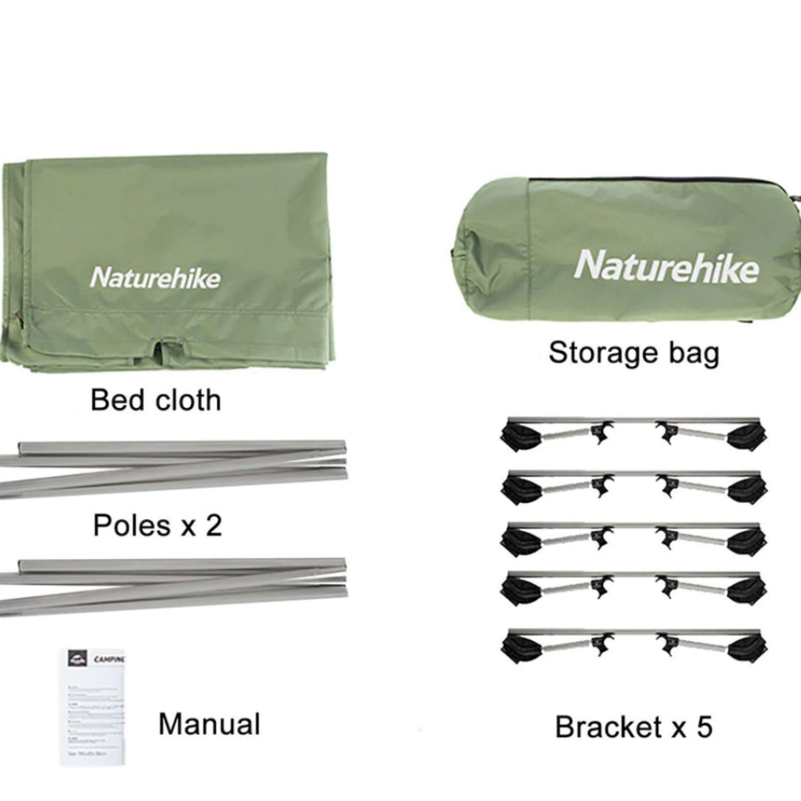 EZ Portable Camping Cot - Efilze Life Hacks - Package Includes