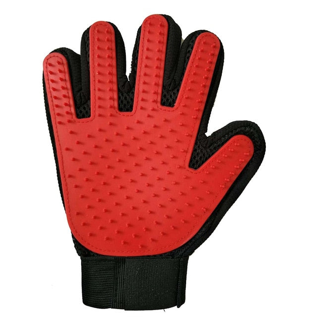 Pet Grooming Glove with a great for easy and efficient grooming - Red Right Glove