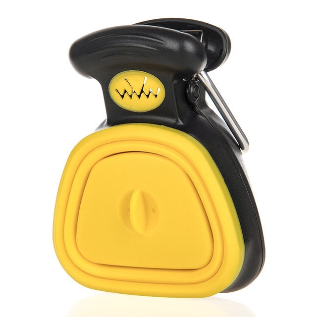 Pooper scooper with a perfect solution for pet waste clean-up - Yellow