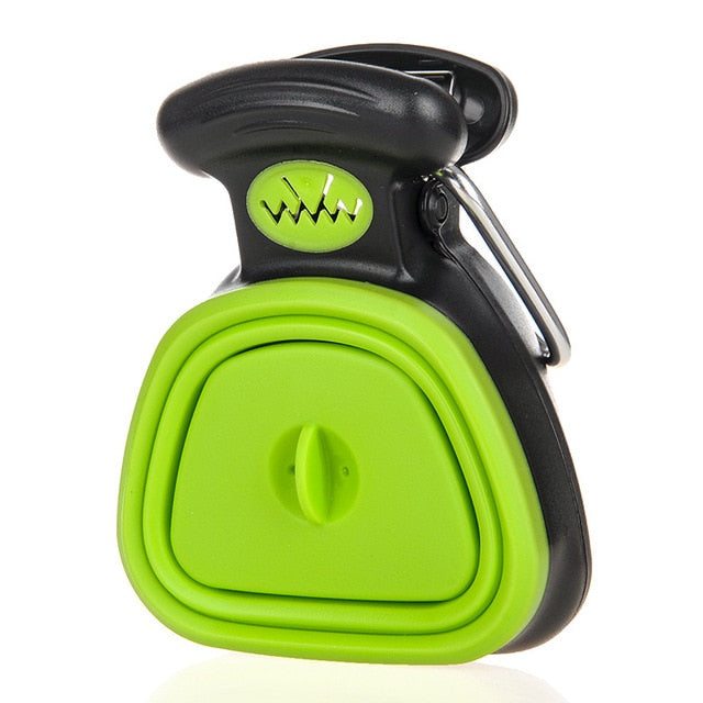 Dog waste cleaner with durable construction - Green