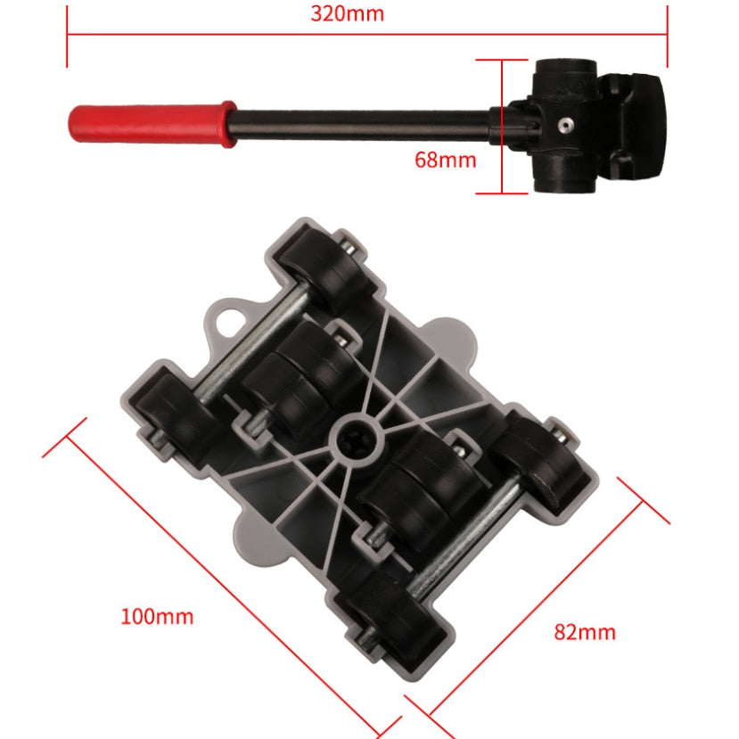 Make moving furniture a breeze with our Furniture Mover Tool - no more straining or scratching floors! - Dimensions