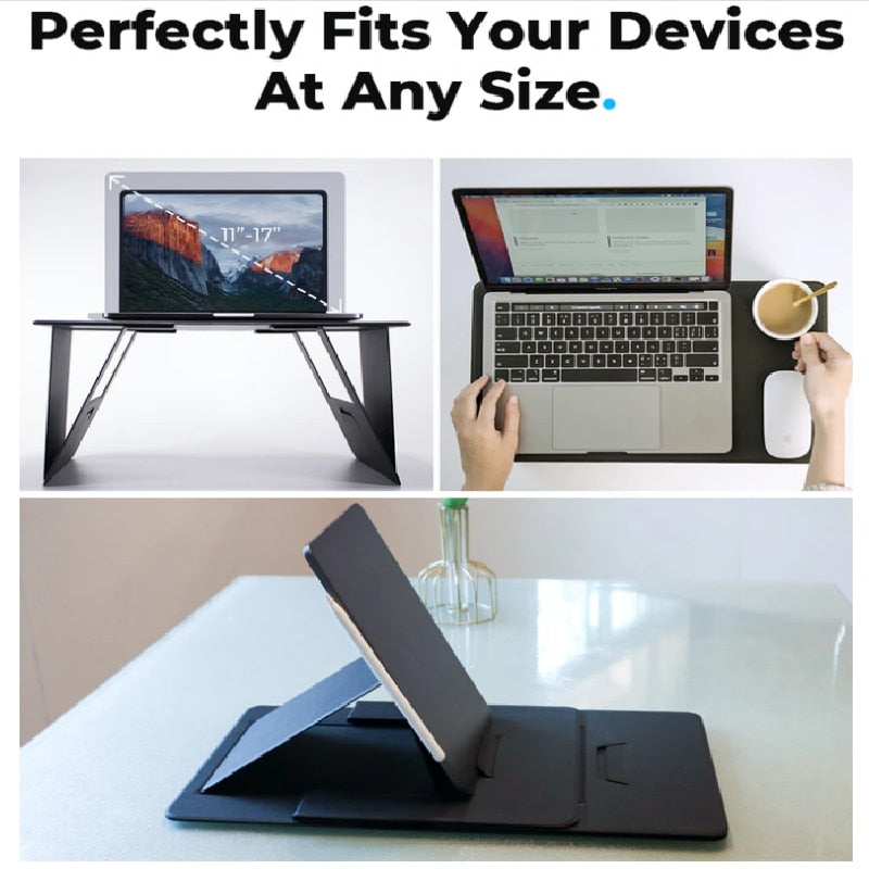 Laptop Stand with a perfect fit for any laptop size