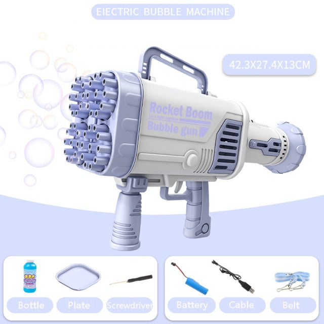 bubble Machine Gun for easy operation - Blue