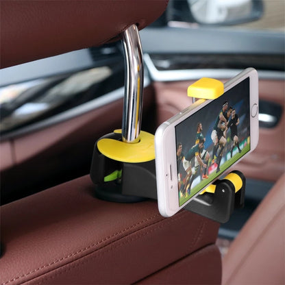 EZ Car Headrest Hook with Phone Holder demonstation